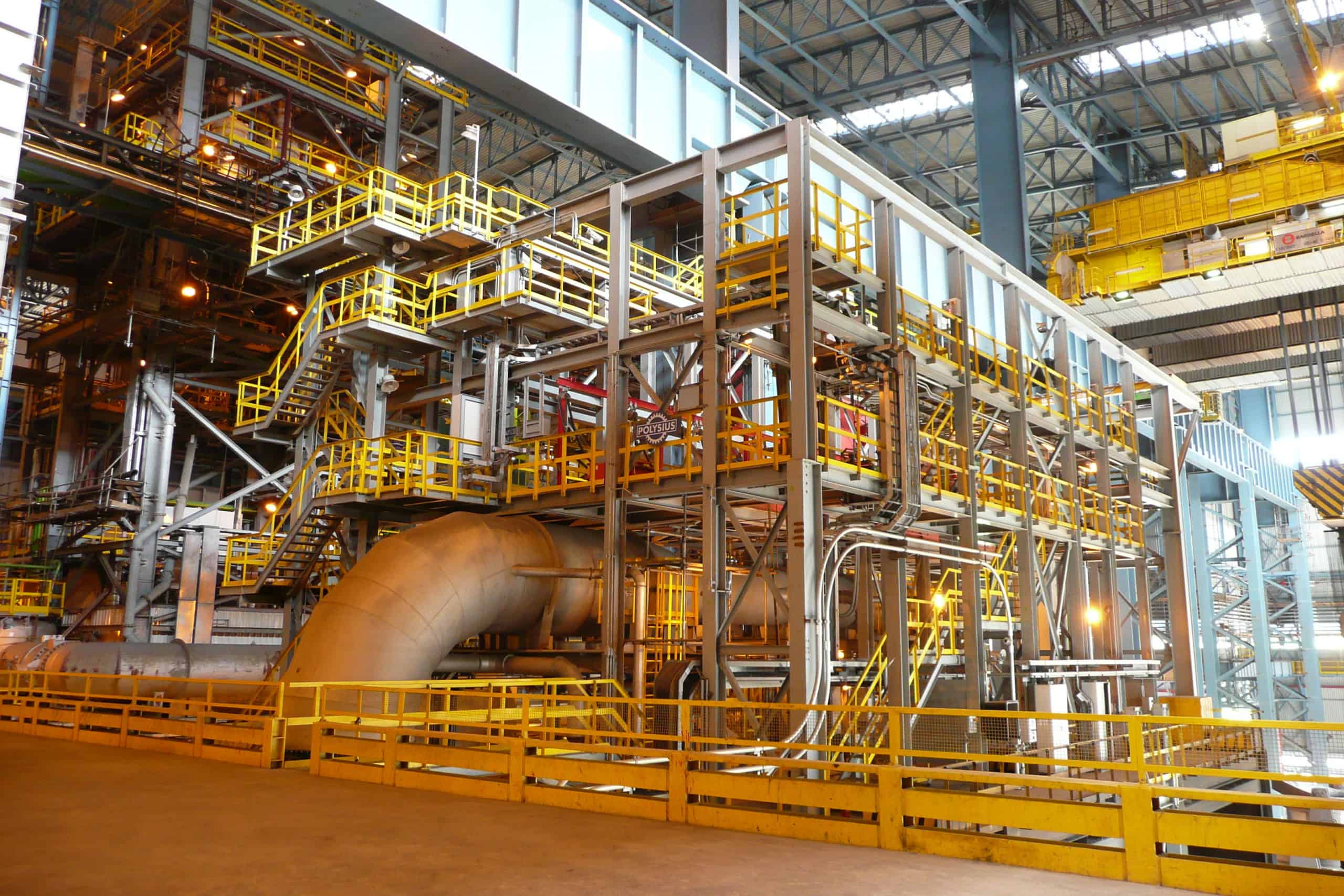 Industrial plant engineering equipment for manufacturing.