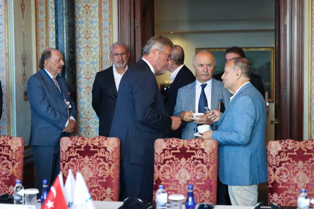 Participants exchanging views on carbon costs and competitiveness